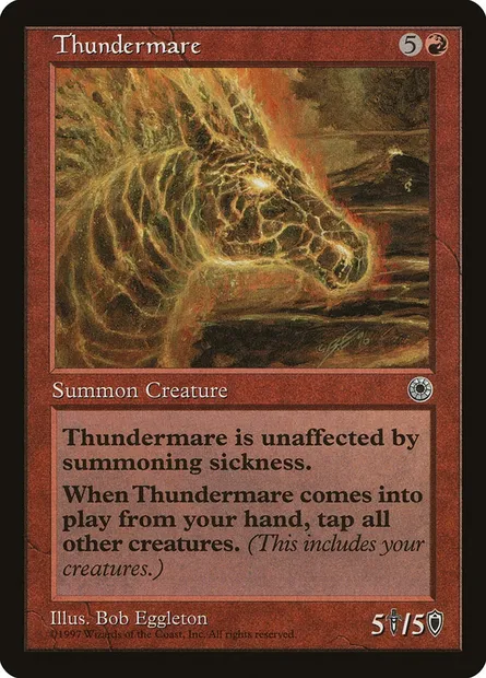 Thundermare, Magic card POR 152 — Portal set