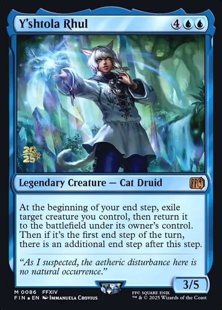 Y'shtola Rhul, Magic card PFIN 86s — Final Fantasy Promos set