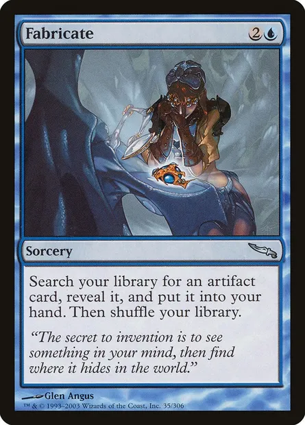 Fabricate, Magic card MRD 35 — Mirrodin set
