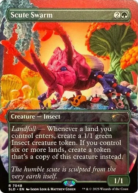 Scute Swarm, Magic card SLD 7048 — Secret Lair Drop set