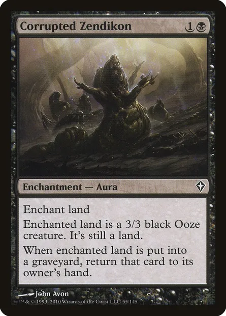 Corrupted Zendikon, Magic card WWK 55 — Worldwake set