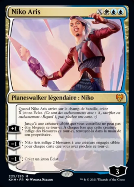 Niko Aris, carte Magic KHM 225 — extension Kaldheim