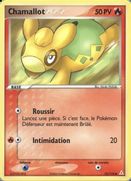 Chamallot, carte Pokémon HP 72 — extension EX Fantômes Holon