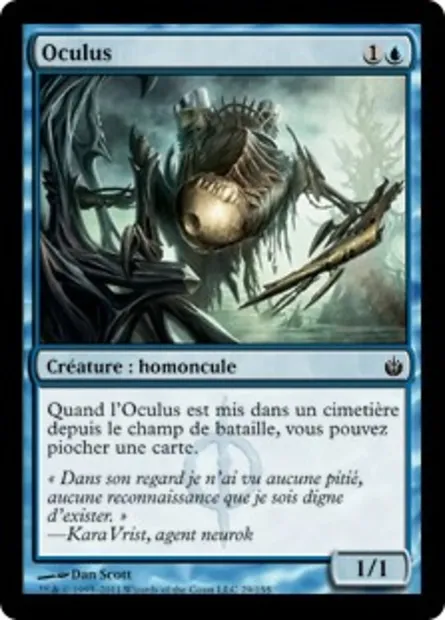 Oculus, carte Magic MBS 29 — extension Mirrodin assiégé