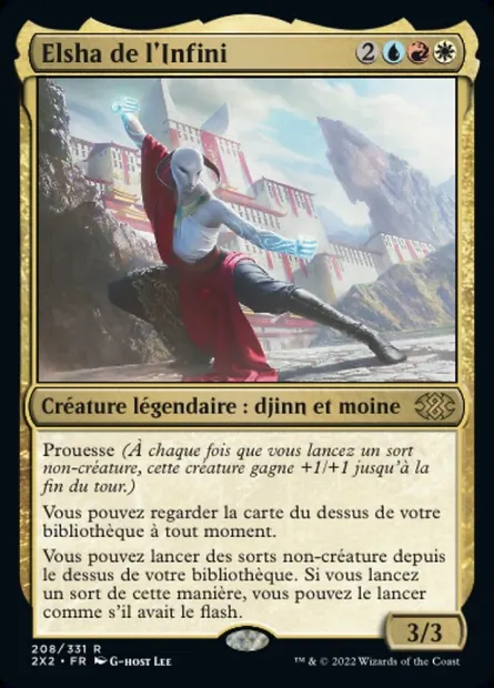 Elsha de l'Infini, carte Magic 2X2 208 — extension Double Masters 2022