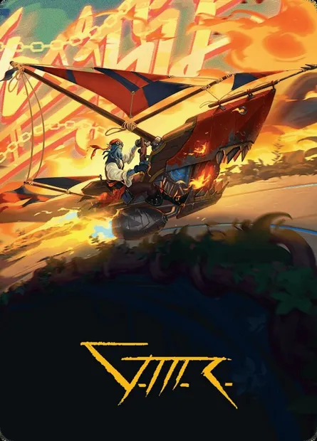 Boosted Sloop // Boosted Sloop, Magic card ADFT 47 — Aetherdrift Art Series set