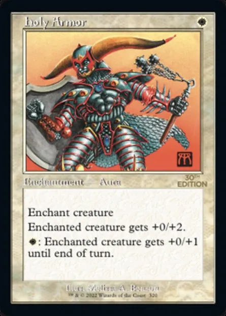 Holy Armor, Magic card 30A 320 — 30th Anniversary Edition set