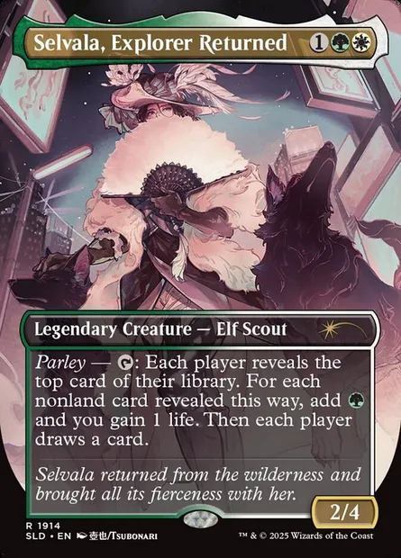 Selvala, Explorer Returned, Magic card SLD 1914 — Secret Lair Drop set