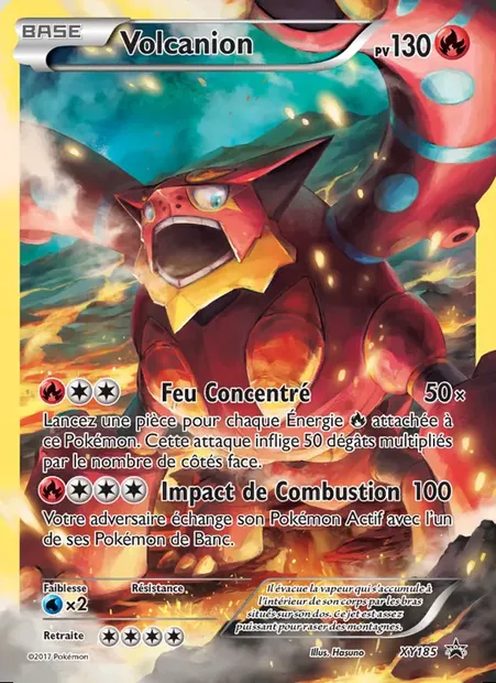 Volcanion, carte Pokémon XY 185 — extension Promo XY