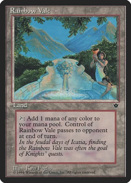 Rainbow Vale, Magic card FEM 99 — Fallen Empires set