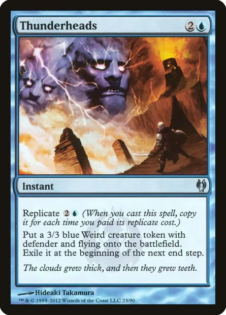 Thunderheads, Magic card DDJ 23 — Duel Decks: Izzet vs. Golgari set
