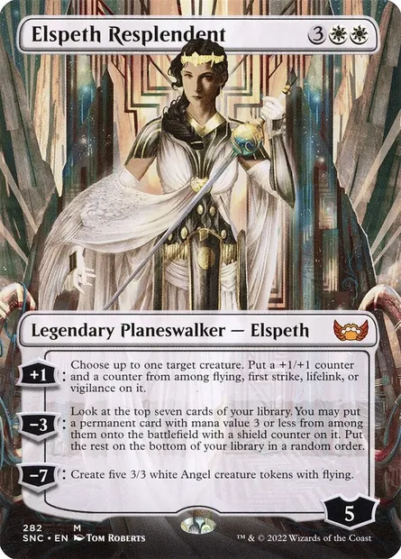 Elspeth Resplendent, Magic card SNC 282 — Streets of New Capenna set