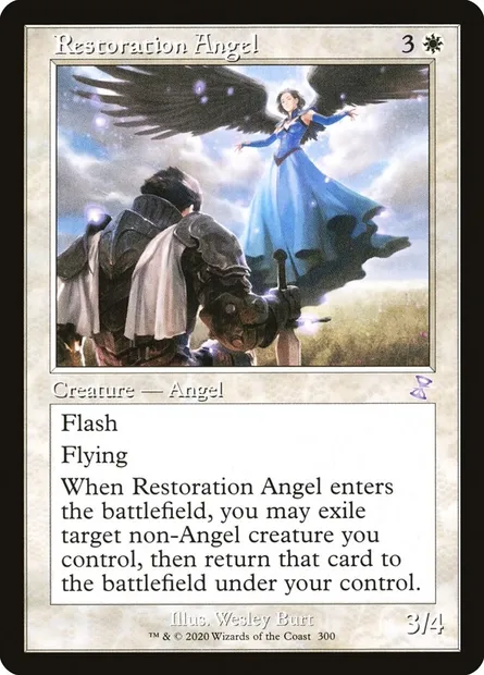 Restoration Angel, Magic card TSR 300 — Time Spiral Remastered set