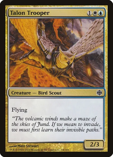Talon Trooper, Magic card ARB 14 — Alara Reborn set
