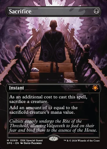 Sacrifice, Magic card SPG 69 — Special Guests set