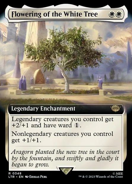 Flowering of the White Tree, Magic card LTR 348 — The Lord of the Rings: Tales of Middle-earth set