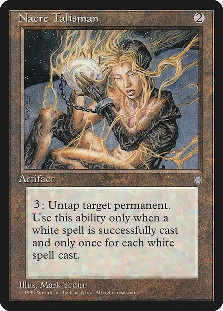 Nacre Talisman, Magic card ICE 329 — Ice Age set