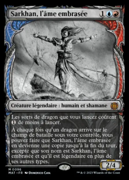 Sarkhan, l'âme embrasée, carte Magic MAT 96 — extension L'invasion des machines : le jour d'après