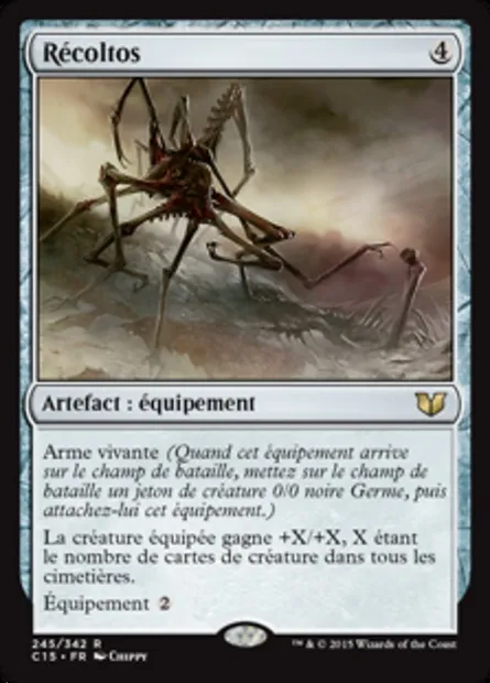 Récoltos, carte Magic C15 245 — extension Commander 2015