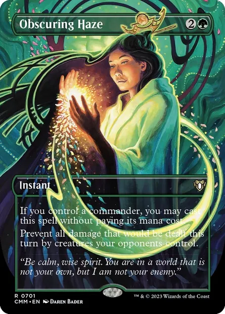 Obscuring Haze, Magic card CMM 701 — Commander Masters set