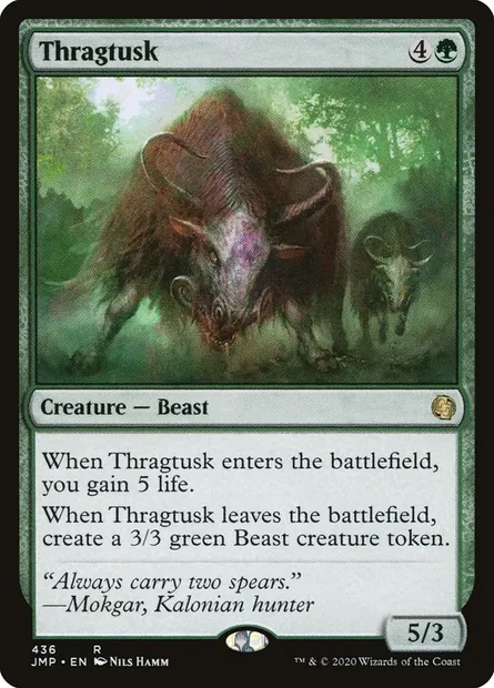 Thragtusk, Magic card JMP 436 — Jumpstart set