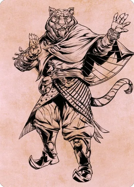 Mahadi, Emporium Master // Mahadi, Emporium Master, carte Magic ACLB 70 — extension Battle for Baldur's Gate Art Series