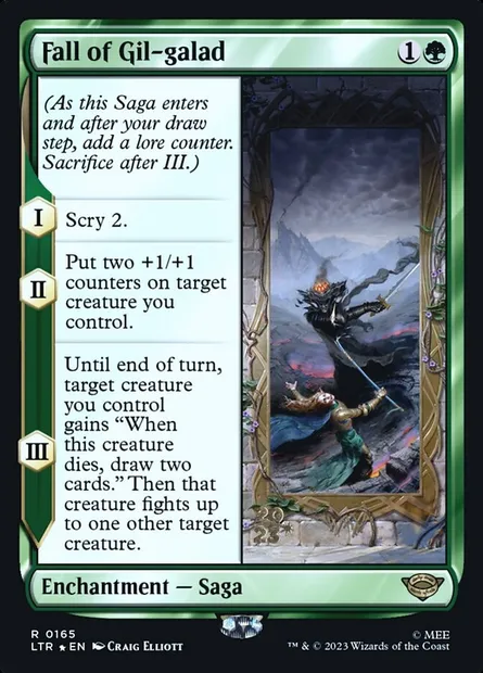 Fall of Gil-galad, Magic card PLTR 165s — Tales of Middle-earth Promos set