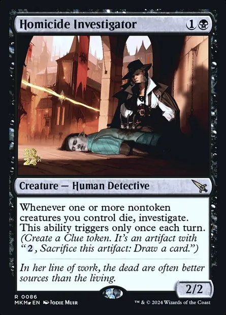 Homicide Investigator, Magic card PMKM 86s — Murders at Karlov Manor Promos set