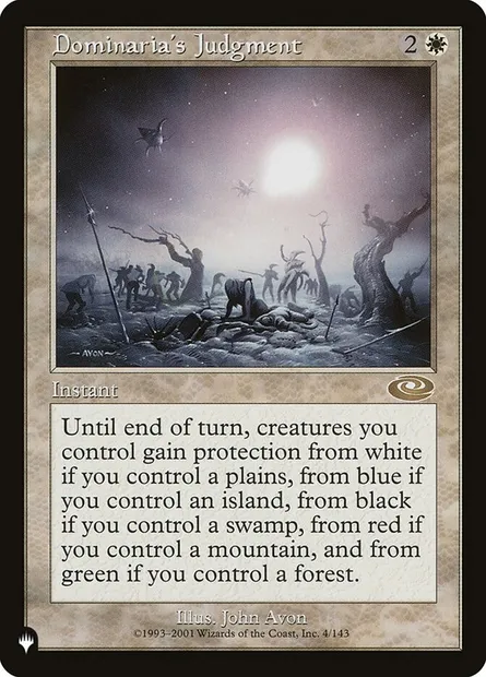 Dominaria's Judgment, Magic card PLS 4 — The List set