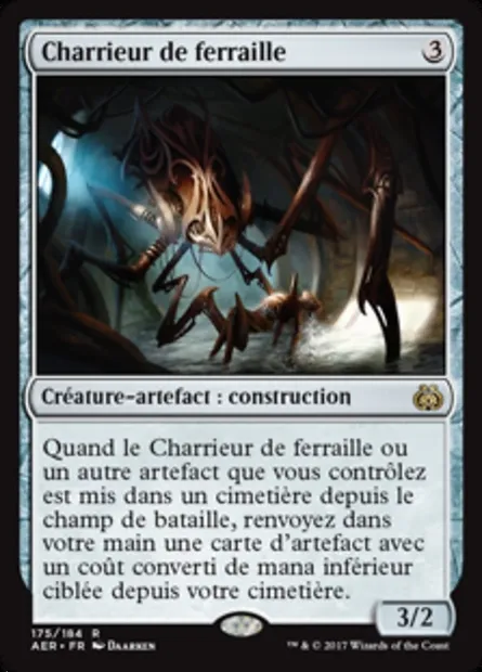 Charrieur de ferraille, carte Magic AER 175 — extension La révolte éthérique