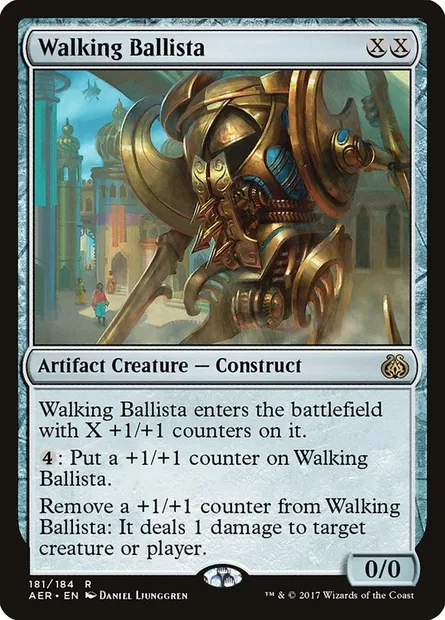 Walking Ballista, Magic card AER 181 — Aether Revolt set