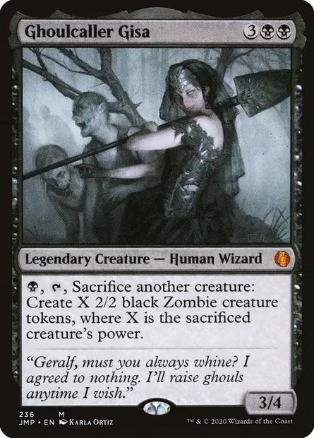 Ghoulcaller Gisa, Magic card JMP 236 — Jumpstart set