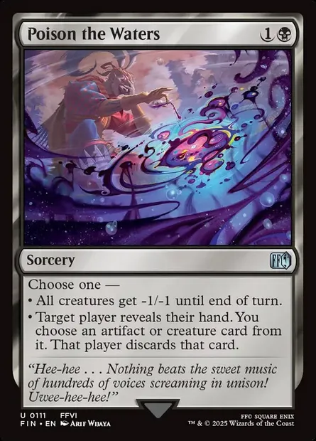 Poison the Waters, Magic card FIN 111 — Final Fantasy set