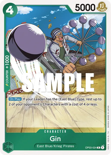 Gyn, carte One Piece OP03-024 — extension PILLARS OF STRENGTH