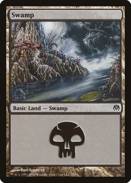 Marais, carte Magic DDE 35 — extension Duel Decks: Phyrexia vs. the Coalition