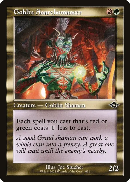 Goblin Anarchomancer, Magic card MH2 421 — Modern Horizons 2 set