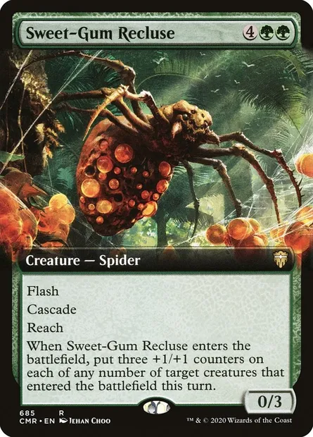 Sweet-Gum Recluse, Magic card CMR 685 — Commander Legends set