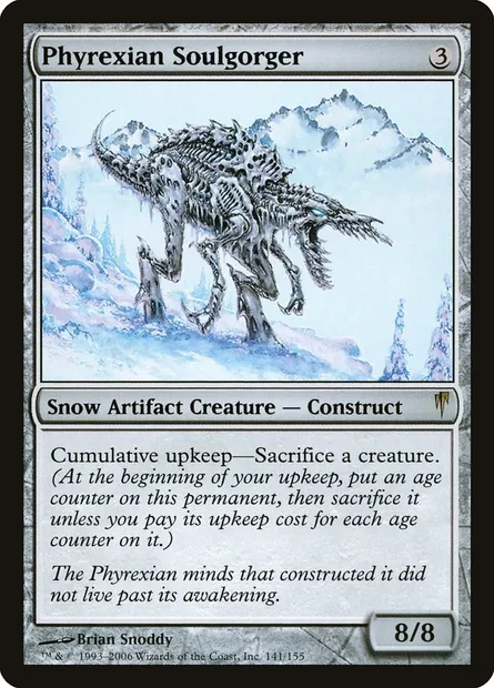 Phyrexian Soulgorger, Magic card CSP 141 — Coldsnap set