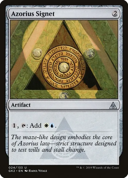 Azorius Signet, Magic card GK2 24 — RNA Guild Kit set