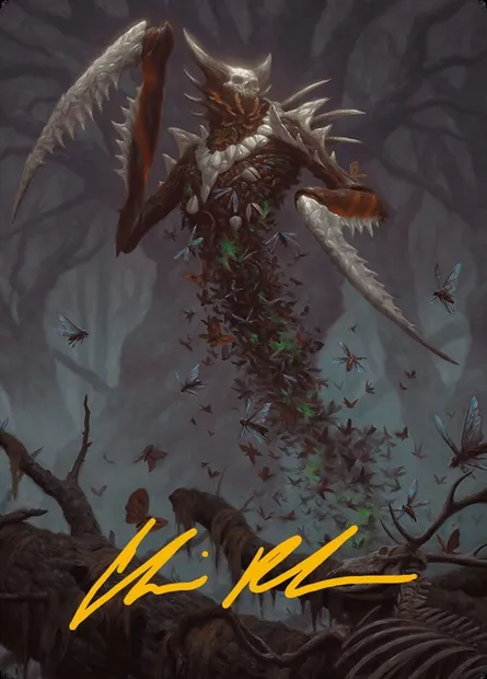 Grist, the Plague Swarm // Grist, the Plague Swarm, carte Magic AMH3 18 — extension Modern Horizons 3 Art Series