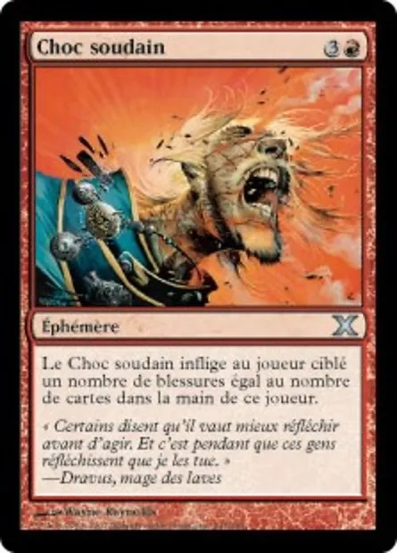 Choc soudain, carte Magic 10E 241 — extension Dixième édition