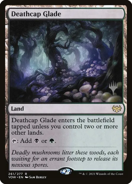 Deathcap Glade, Magic card PVOW 261p — Innistrad: Crimson Vow Promos set