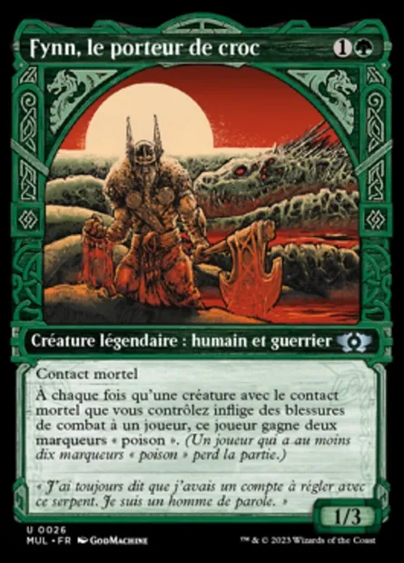 Fynn, le porteur de croc, carte Magic MUL 26 — extension Multiverse Legends