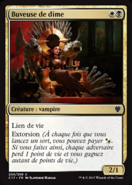 Buveuse de dîme, carte Magic C17 200 — extension Commander 2017