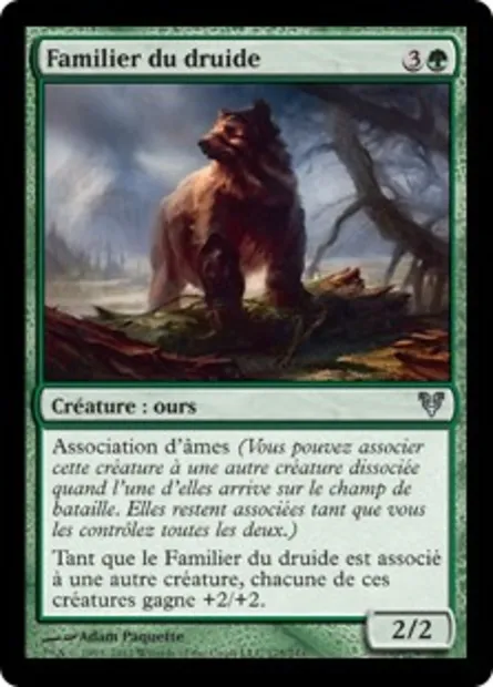 Familier du druide, carte Magic AVR 175 — extension Avacyn ressuscitée