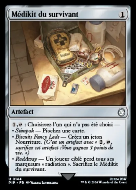Médikit du survivant, carte Magic PIP 144 — extension Fallout