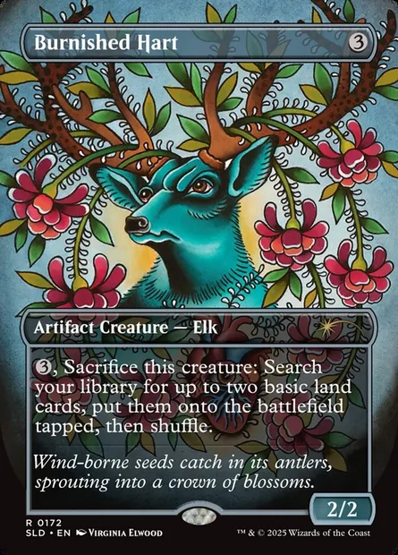 Cerf bruni, carte Magic SLD 172 — extension Secret Lair Drop