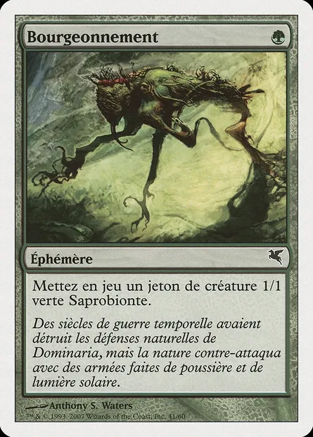 Bourgeonnement, carte Magic PSAL J41 — extension Salvat 2005