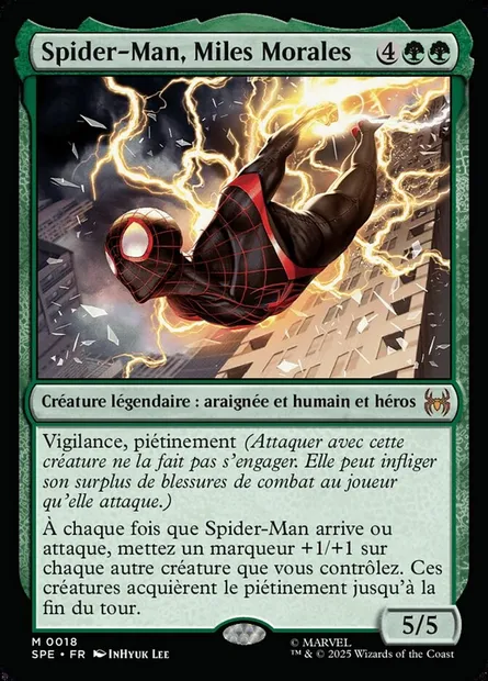 Spider-Man, Miles Morales, carte Magic SPE 18 — extension Marvel's Spider-Man Eternal