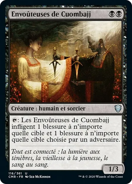 Envoûteuses de Cuombajj, carte Magic CMR 116 — extension Commander Legends